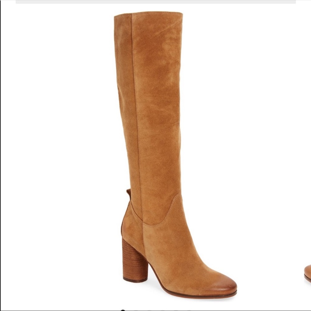 Sam Edelman Camellia tall boot in camel color